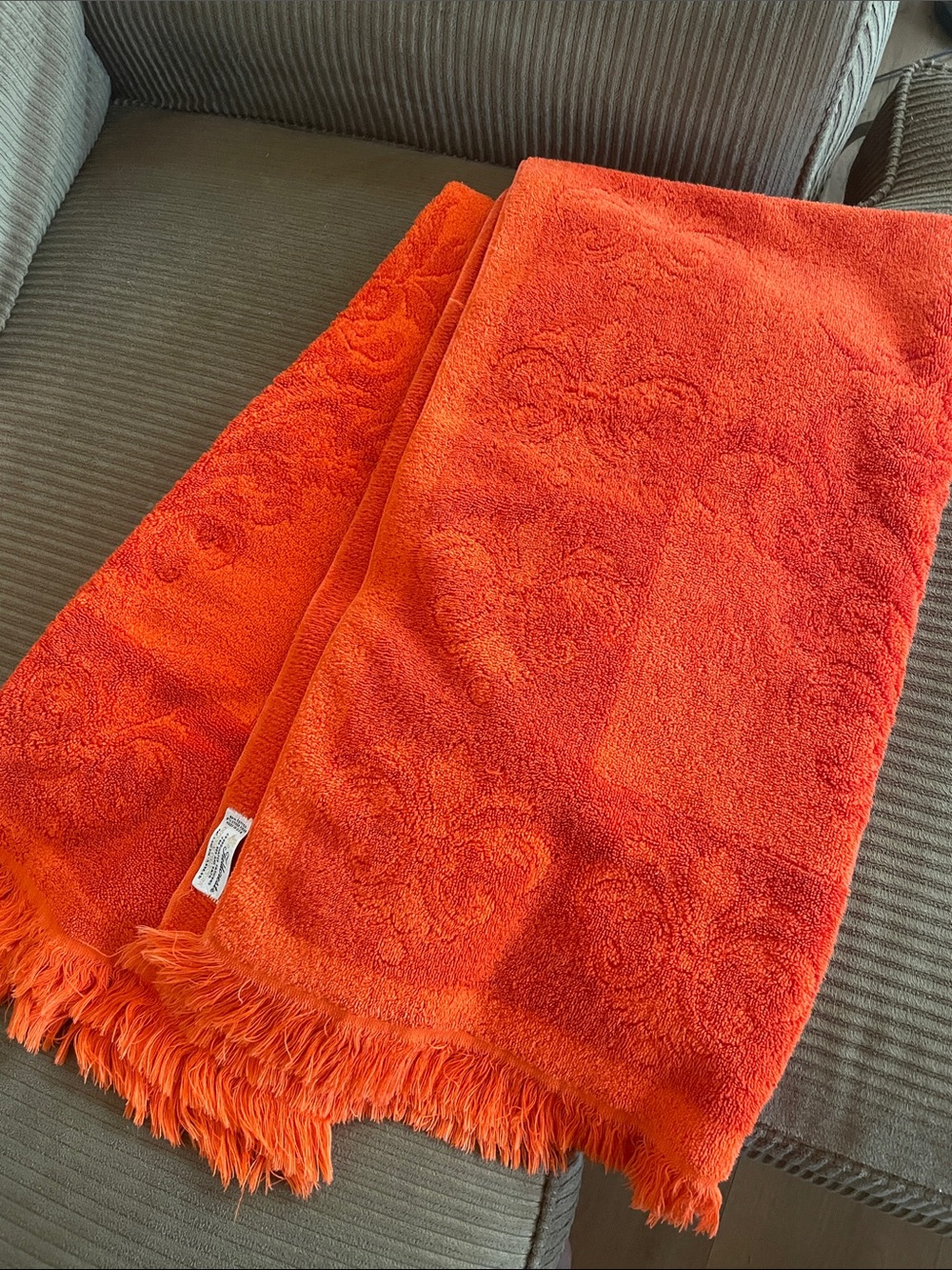Set of 2 Vintage Fieldcrest bath towels